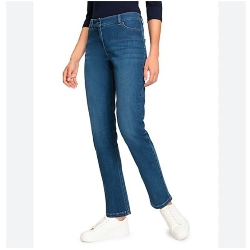 Olsen Lisa Highrise Straight Leg Blue Jeans